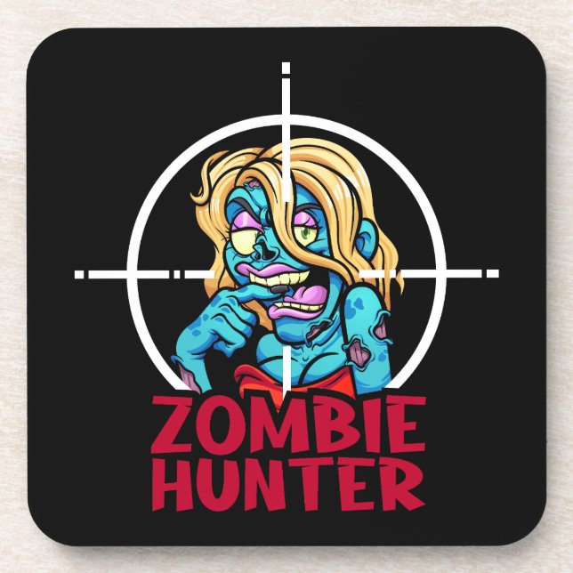 Porta-copo Zombie Hunter (Frente)