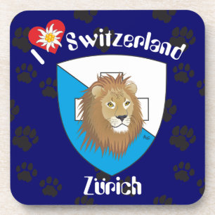 Porta-copo Zurique Suíça base para copos de cortiça