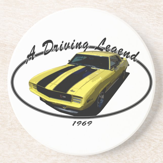 PORTA-COPOS 1969 AMARELO DE CAMARO Z28 (Frente)