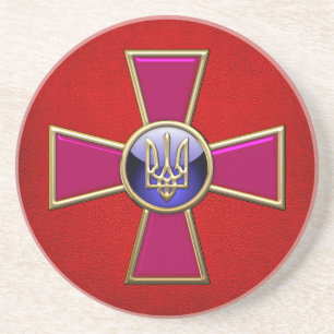 Porta-copos [200] Emblema das Forças Armadas Ucranianas
