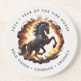 Porta-copos 2026 Year of the Fire Horse Motivational