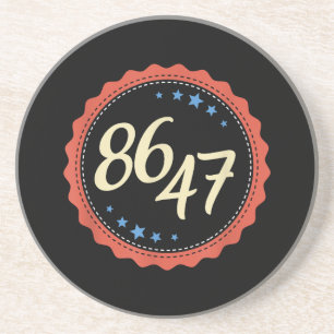 Porta-copos 86 47 Anti Trump Engraçado