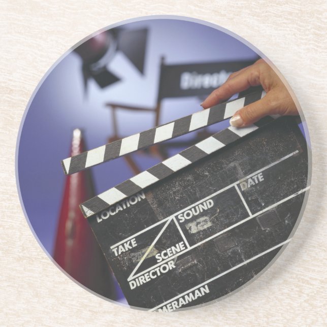 Porta-copos A Ardósia do diretor (Frente)