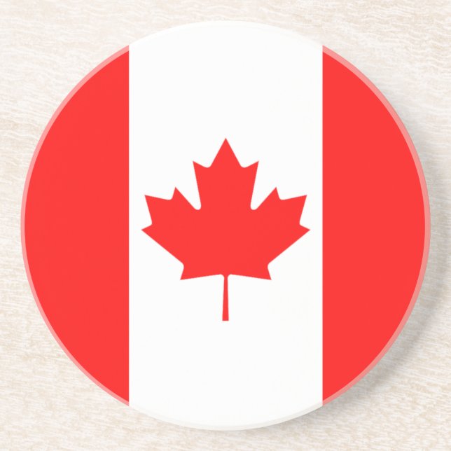 Porta-copos A Bandeira Canadense, Canadá (Frente)