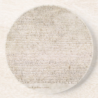 Porta-copos A Carta Magna de 1215 Carta das Liberdades