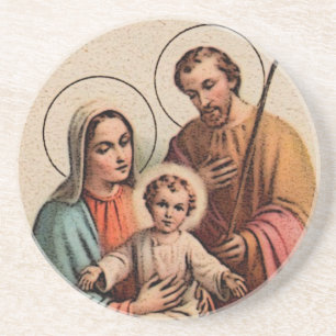 Porta-copos A família santamente - Jesus, Mary, e Joseph