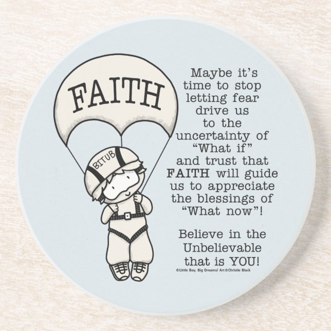 Porta-copos A Fé Irá Guiar (Frente)