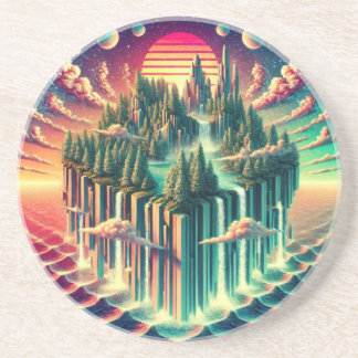 Porta-copos A Ilha do Sonho: Uma Viagem Metáfora