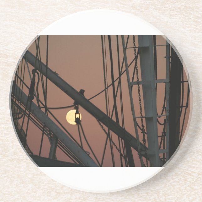 Porta-copos A lua do pescador (Frente)