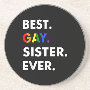 Porta-copos A Melhor Irmã Gay Nunca LGBT Lésbica Bi Mês Org