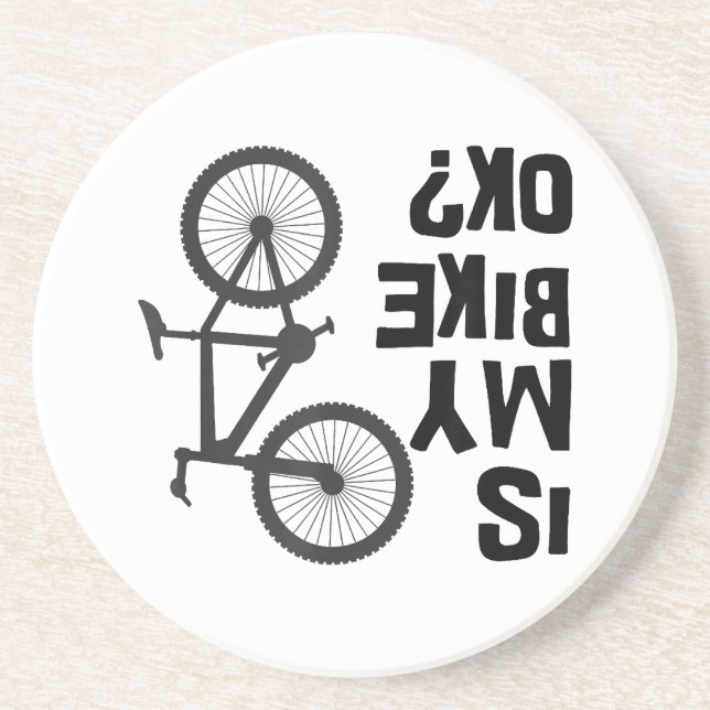 Porta-copos A Minha Bicicleta Está Engraçada? (Frente)