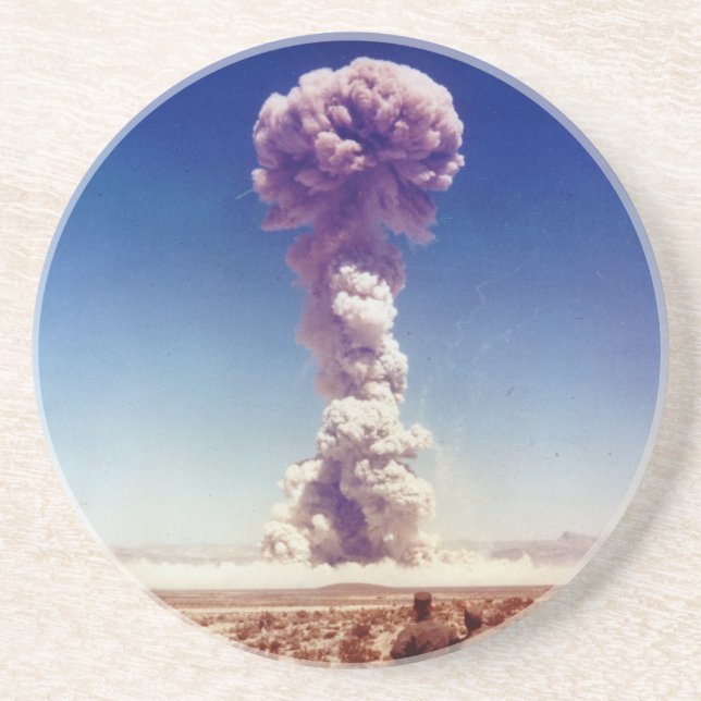 Porta-copos A operação de teste das armas nucleares (Frente)