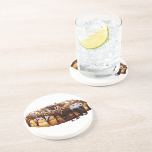 Porta-copos A rosquinha decadente do SlipperyJoe cobria espess