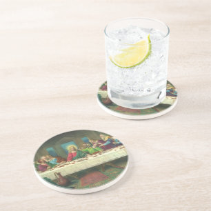 Porta-copos A Última Ceia Originalmente por Leonardo da Vinci