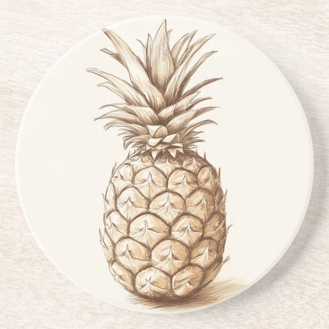 Porta-copos Abacaxi (Frente)