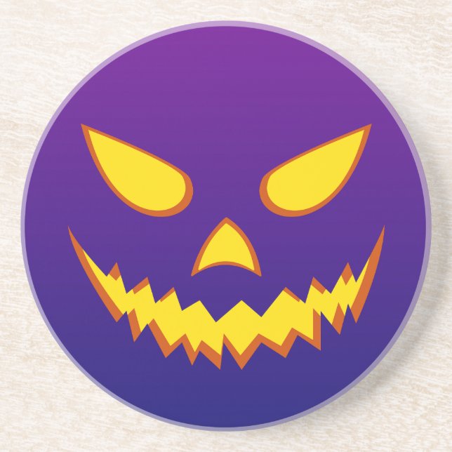 Porta-copos Abóbora do Jack com Rosto Sorridente de Halloween (Frente)