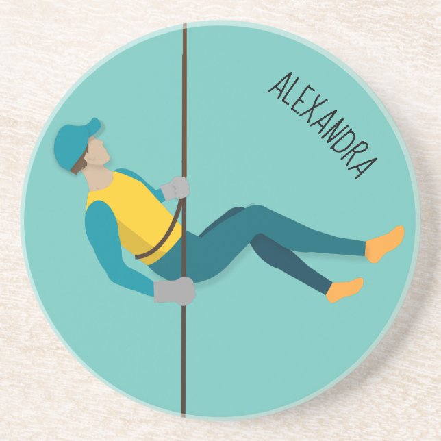 Porta-copos Abseiling (Frente)