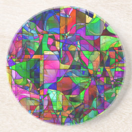 Porta copos abstrato