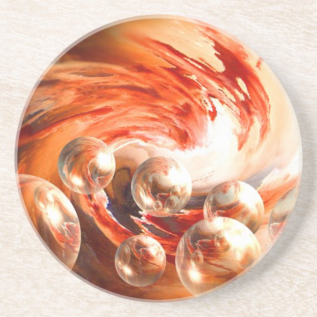 Porta-copos Abstrato Contemporâneo (Frente)