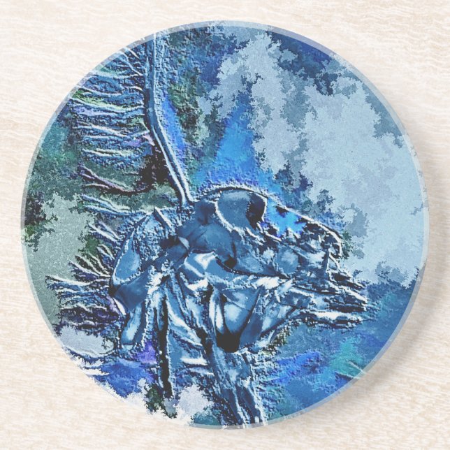 Porta-copos Abstrato DE ÁGUA (Frente)