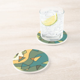 Porta-copos Abstrato de vintage com mão design