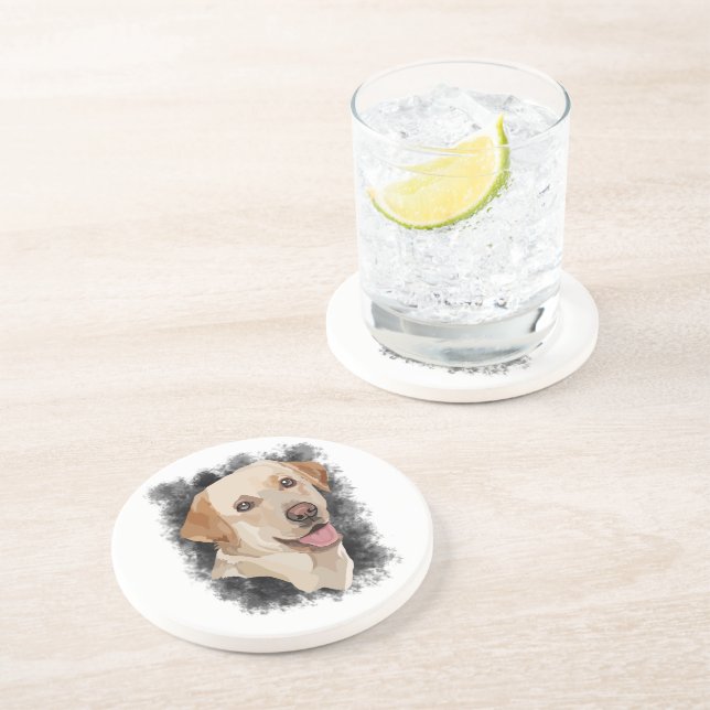 Porta-copos Abstrato Labrador Art (Lateral)