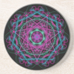 Porta-copos Abstrato Mandala