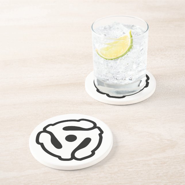 Porta-copos Adaptador de vinilo de 7 polegadas e 45 rpm insere (Lateral)