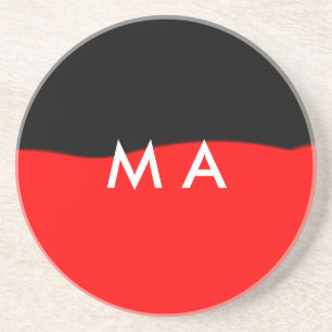 Porta-copos Adicione seu nome com monograma simples letra home