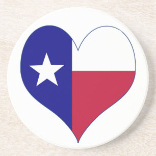 Porta-copos Adoro Texas Flag Heart