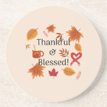 Agradecido & Abençoado Design de Outono