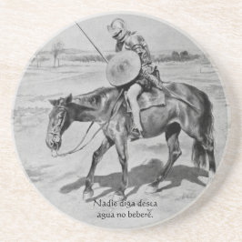 Porta-copos Água do desta do diga de Nadie nenhum beberé -