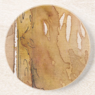 Porta-copos Aguarela artística do fundo