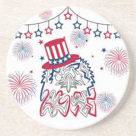 Porta-copos Águia Americana do Dia da Independência em 4 de ju