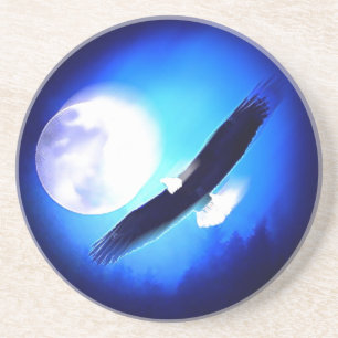 Porta-copos Águia Voadora e Lua