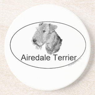 Porta-copos Airedale Terrier Tipo Europeu