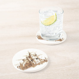 Porta copos - Alcazar - castelo (sepia)
