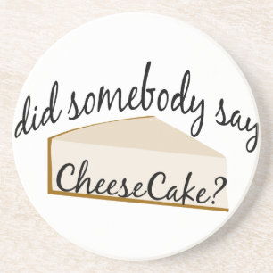 Porta-copos Alguém Disse Cheesecake?