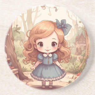 Porta-copos Alice Divertida Aventuras País das Maravilhas Arte