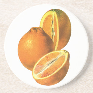 Porta-copos Alimentos Antigos, Laranjas Frescas Saudáveis Orgâ