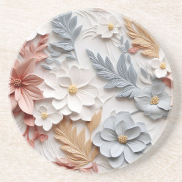 Porta-copos Alivio Floral 3D Elegante