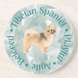 Porta copos "Amado" do espanhol tibetano (teal)
