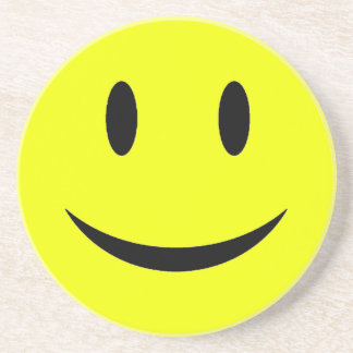 Porta copos amarela da cara