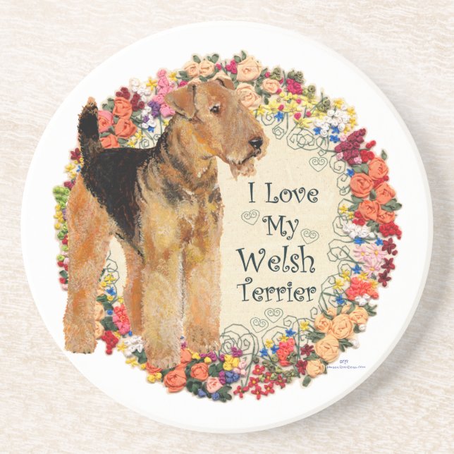 Porta-copos Ame My Welsh Terrier (Frente)