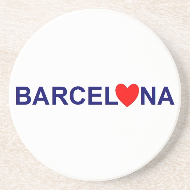 Porta-copos Amor de Barcelona (Frente)