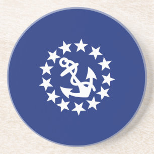 Porta-copos Anchor Stars Azul, Bandeira do Iate Náutico Ameri