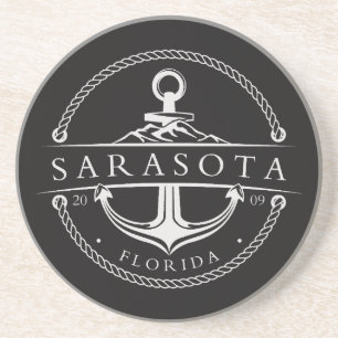 Porta-copos Âncora Náutica Sarasota Flórida 2009