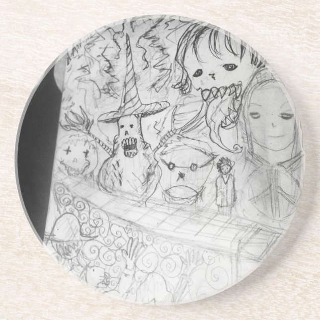 Porta-copos animação de manga de monstro do yaie (Frente)