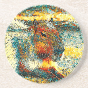 Porta-copos AnimalArt_Capybara_006