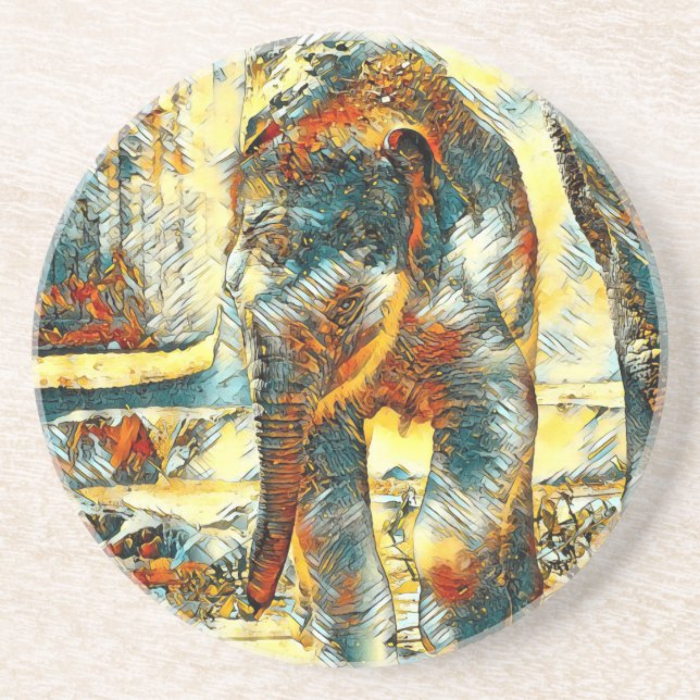 Porta-copos AnimalArt_Elephant_012 (Frente)